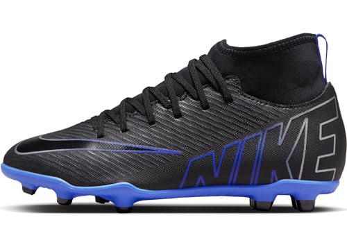 Nike Jr. Mercurial Superfly 9 Club Fußballschuhe, Black Chrome Hyper Royal, 32 EU von Nike