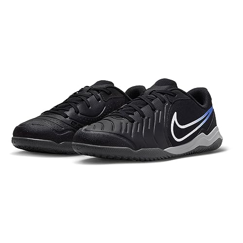 Nike Legend 10 Academy Ic Fussballschuh, Black/Chrome/Hyper Royal, 34 EU von Nike