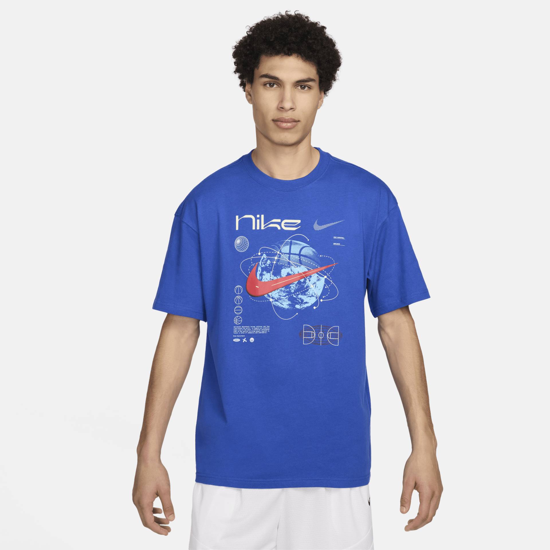 Nike Max90 Basketball-T-Shirt für Herren - Blau von Nike