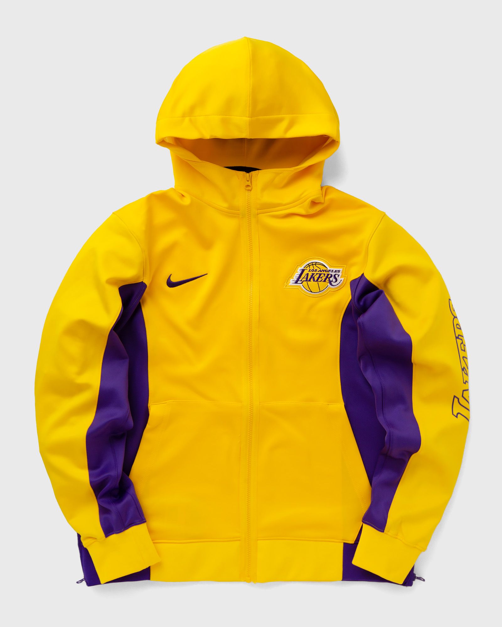 Nike NBA Los Angeles Lakers Showtime Full-Zip Hoodie men Hoodies|Team Sweats|Zippers yellow in Größe:M von Nike