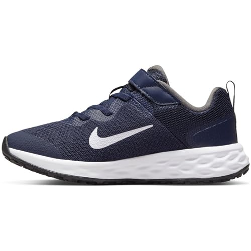 Nike Revolution 6 Sneaker, Midnight Navy/White-Flat Pewter, 22 EU von Nike