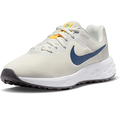 NIKE Revolution 6 Sneaker, Summit White/Diffused Blue-Light-Knochen, 40 EU von Nike