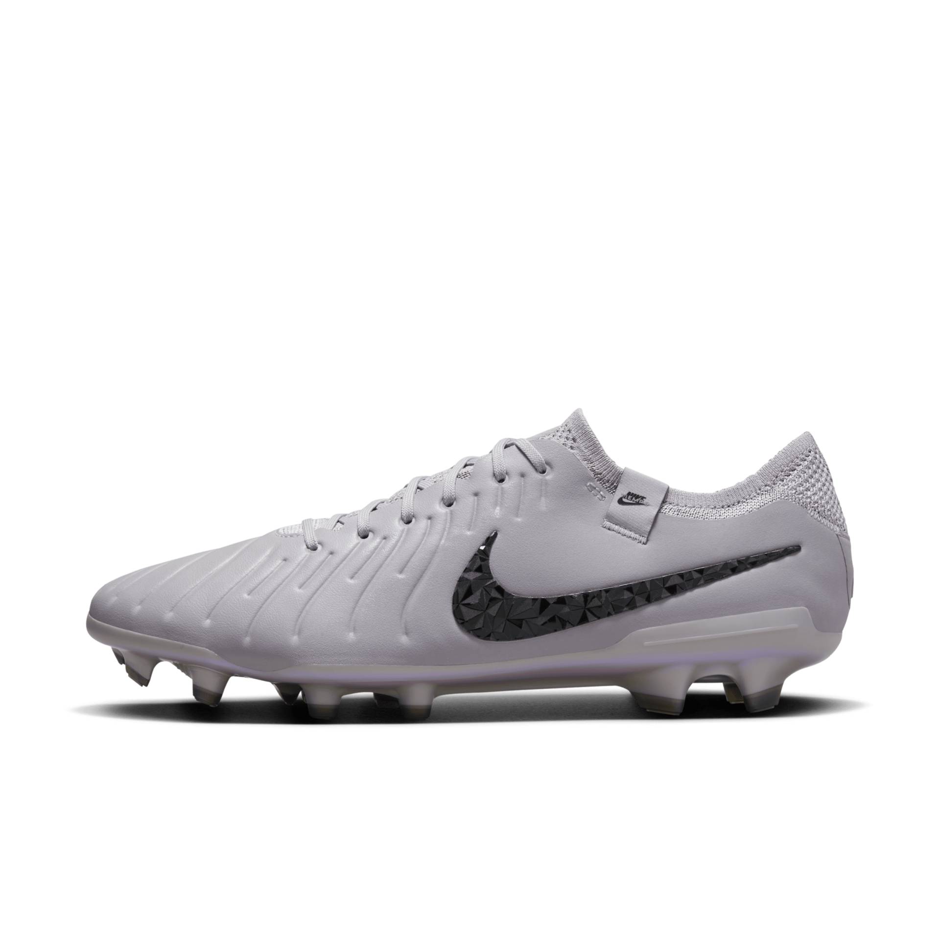 Nike Tiempo Legend 10 Elite FG Low-Top-Fußballschuh - Grau von Nike