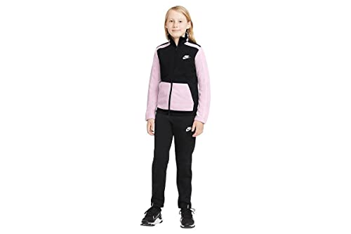 Nike Unisex Kids K NSW Futura Poly Cuff TS Tracksuit, Black/Black/Black/White, XL von Nike