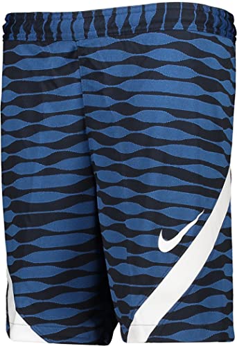 Nike Unisex Kinder Dri-FIT Strike Sport Shorts, Obsidian/royal Blue/White/White, L von Nike