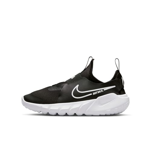 Nike Unisex Kinder Flex Runner 2 Sneaker, Black White Photo Blue University Gold, 33 EU von Nike