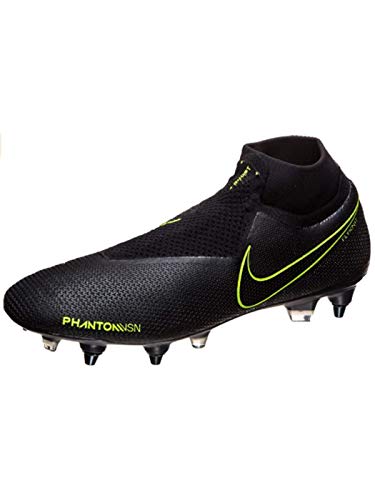 Nike Unisex Phantom Vsn Elite Df Sg-pro Ac Fußballschuhe, Mehrfarbig (Black/Black-Volt 7), 40 EU von Nike