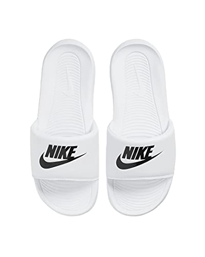 Nike Victori One Women Slides Badelatschen (White/Black, EU Schuhgrößensystem, Erwachsene, Numerisch, M, 40.5) von Nike