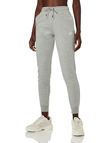 Nike Womens W NSW Essntl Pant Reg FLC Jogginghose, Dark Grey Heather/Matte Silver/White, 2XL Nike Womens W NSW Essntl Pant Reg FLC Jogginghose, Dark Grey Heather/Matte Silver/White, 2XL von Nike
