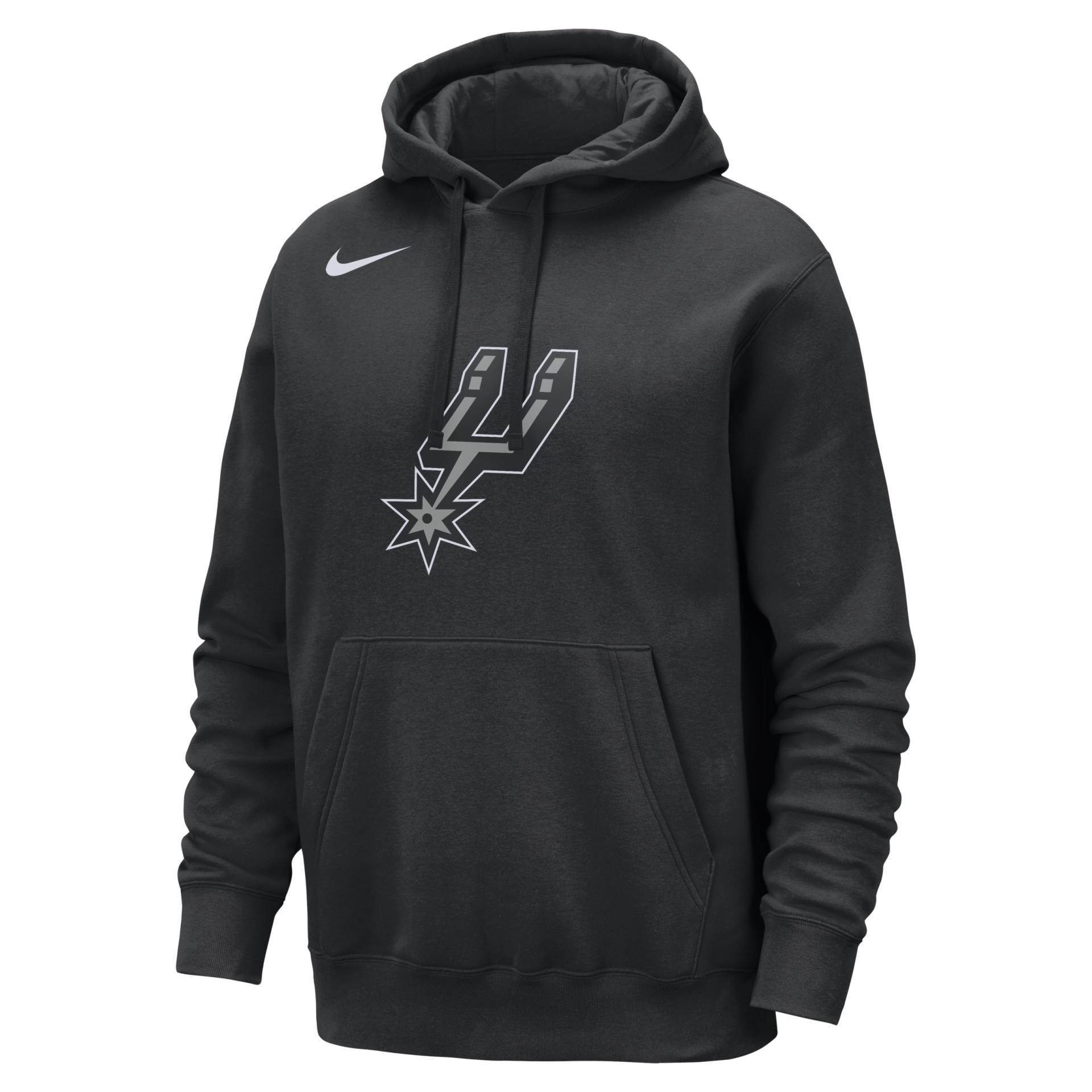 San Antonio Spurs Club Nike NBA-Hoodie für Herren - Schwarz von Nike