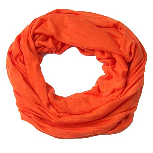 Niklarson Loop Schal Tuch orange Rundschal 160x45cm unisex Schlauch T7034 von Niklarson