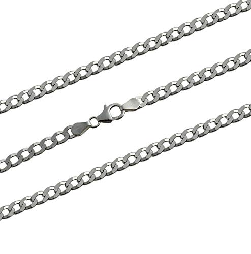 Niklarson Panzerkette 4,5mm x55cm Kette 925 Sterling Silber Silberkette 13545-55 von Niklarson