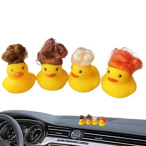 Gummi-Ente für Haare, Gummi-Ente für Haarstylisten | Gummi-Entenschwimmer - Niedliche Gummi-Enten-Badeparty-Spielzeuge, quietschende Gummi-Schwimmente, Gummi-Enten-Schwimmer für das Badezimmer von Niktule