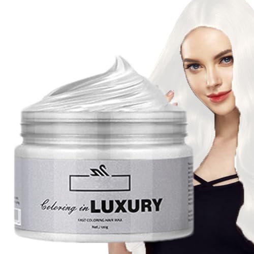 Haarfärbewachs haarspray temporäre haarfarbe,Temporäre natürliche Haarfärbecreme Natürliche Haarfarbe Creme, farbige Haarfarbe für Halloween Party Cosplay Männer Frauen DIY Frisur von Niktule