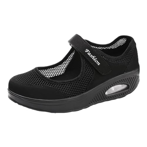 Niktule Orthopädische Turnschuhe, Lässige Slip-On-Walking-Tennisschuhe Für Damen, Orthopädische Schuhe Mit Luftpolster, rutschfeste, Atmungsaktive, Bequemer Workout-Gymnastik-Lauf-Sneaker von Niktule