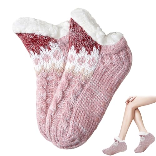 Warme Fuzzy-Socken, Modische flauschige Bodensocken mit Greifern, Damenbekleidung für Spielzimmer, Esszimmer, Wohnzimmer, Schlafzimmer, Arbeitszimmer Niktule von Niktule