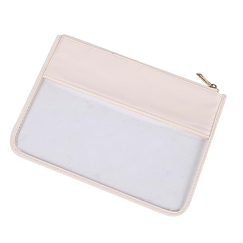 Nilioyul Damen Make up Tasche, leicht und kompakt für den akademischen Stil und Stoffe sind wasserdicht und langlebig. Mehrere Farben können verwendet Werden, Beige von Nilioyul