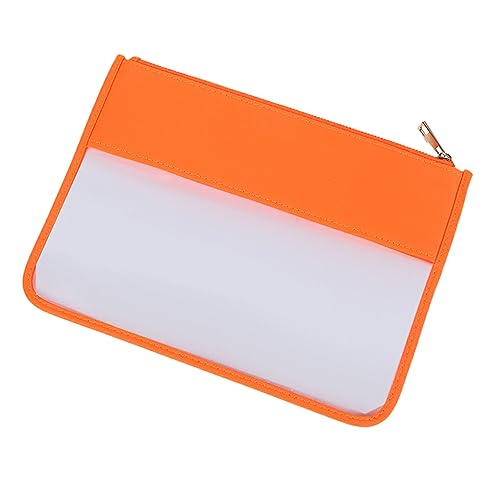 Nilioyul Damen Make up Tasche, leicht und kompakt für den akademischen Stil und Stoffe sind wasserdicht und langlebig. Mehrere Farben können verwendet Werden, orange von Nilioyul