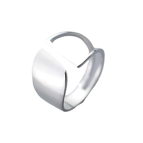 Nilioyul S Ringe für Damen, 925er Sterlingsilber, nicht leicht oxidiert oder verformt, Metallringe für Damen, Ring für Damen, Geschenk, größenverstellbar von Nilioyul