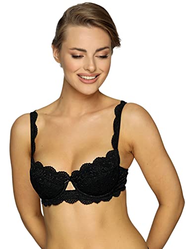 Dirndl BH von Nina von C., push up BH , Schwarz , 90C von Nina von C