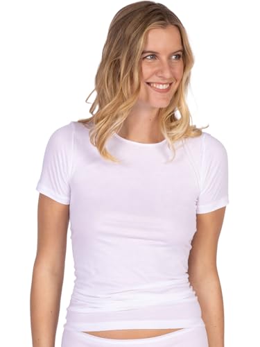 Nina von C. Damen Shirt Halbarm, Motion, Gr.-46,Weiß von Nina von C