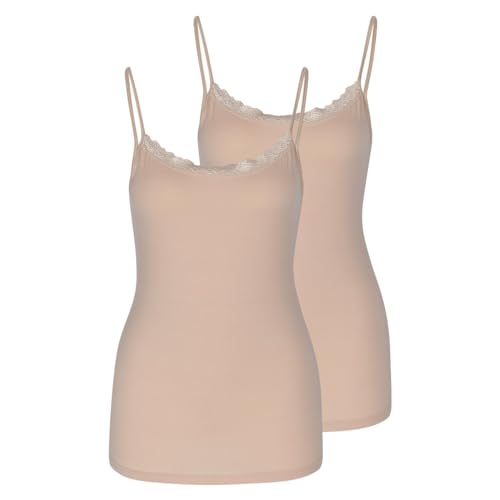 Nina von C. - Cosy - Spaghetti Top - 2er Pack (36 Nude) von Nina von C