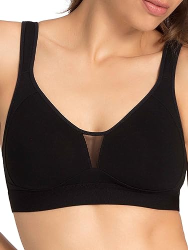 Nina von C. Cotton Shape Wellness-BH Damen, Schwarz, 90C von Nina von C