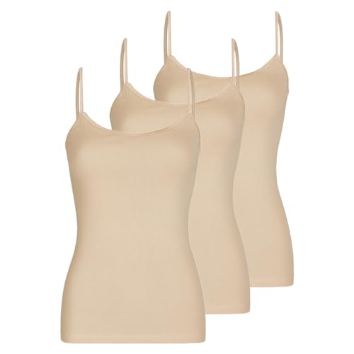 Nina von C. - Daily - Spaghetti Top - 3er Pack (38 Nude) von Nina von C