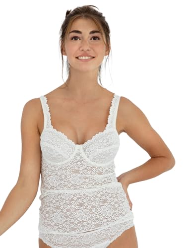 Nina von C. Damen BH-Hemd, Millefleurs 80B Weiß von Nina von C