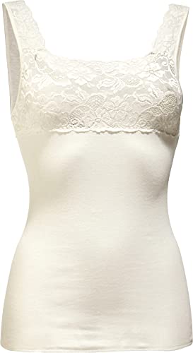 Nina von C. Damen-Unterhemd "FINE COTTON" champagner Größe 40 von Nina von C