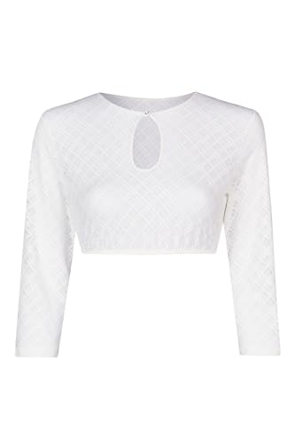 Nina von C. Dirndlbluse 3/4 Arm Weiss - 36 von Nina von C