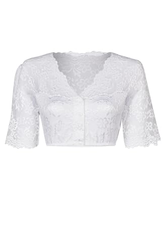 Nina von C. Dirndlbluse mit Raffung Weiss - 38 von Nina von C