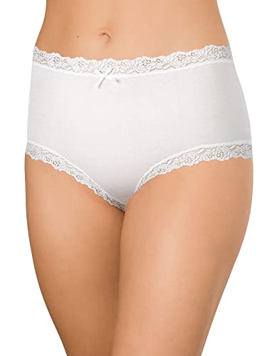 Nina von C. Damen-Taillenslip 3er-Pack weiß Größe 42 von Nina von C