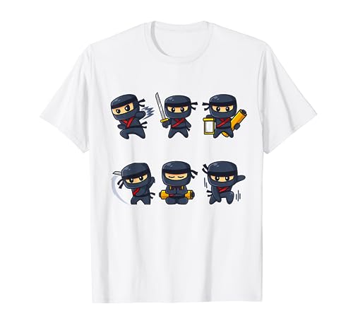 Ninja Disguise Kinder Cool Ninjas Jungen Mädchen T-Shirt von Ninja Disguise