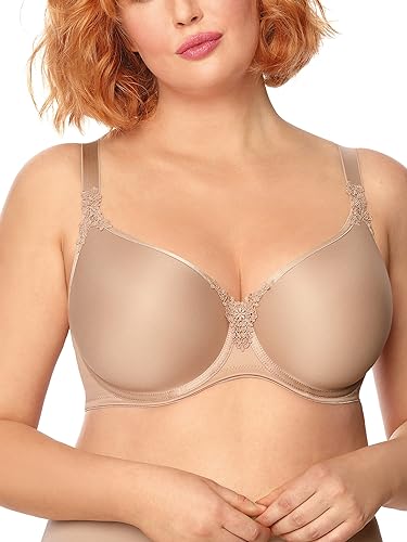 Nipplex Anita Minimizer-BH für volle Brüste, geformte Full Cups mit weicher Schaumstoffpolsterung, regulierbare, breite Träger, hoher Steg, breite Seitenflügel von Nipplex