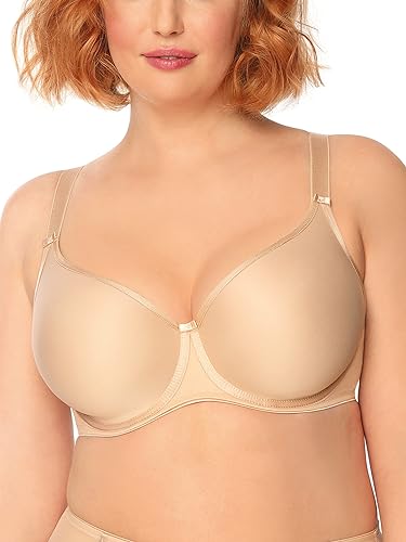 Nipplex Anna Minimizer-BH für volle Brüste, geformte Full Cups mit weicher Schaumstoffpolsterung, regulierbare, breite Träger, hoher Steg, breite Seitenflügel von Nipplex