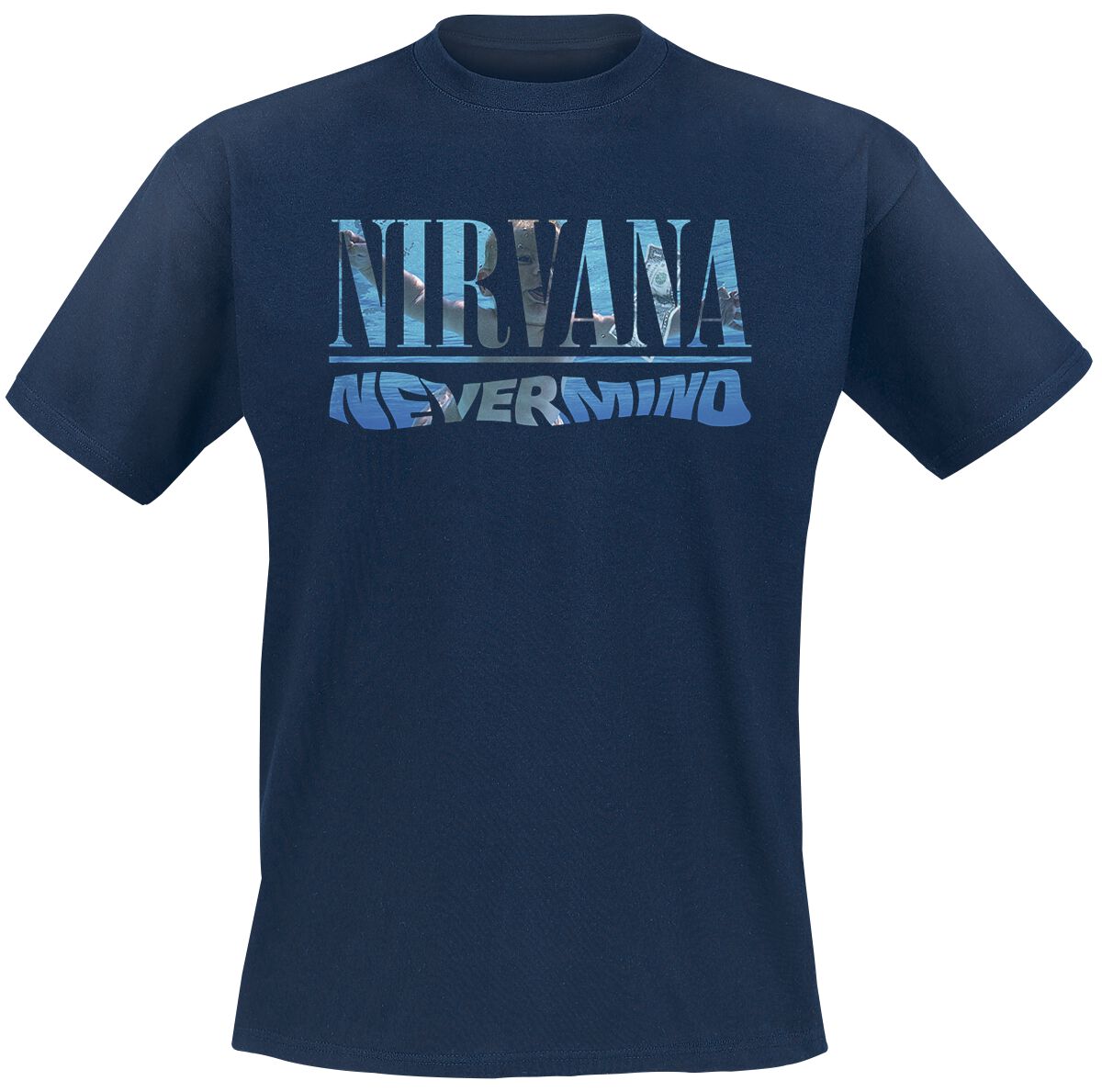 Nirvana Nevermind T-Shirt navy in XXL von Nirvana