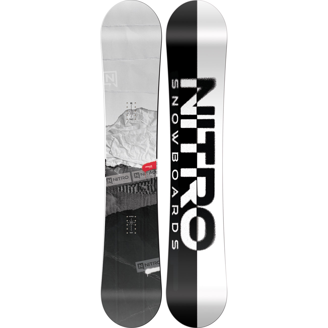 Nitro Herren All-Mountain Snowboard PRIME RAW von Nitro