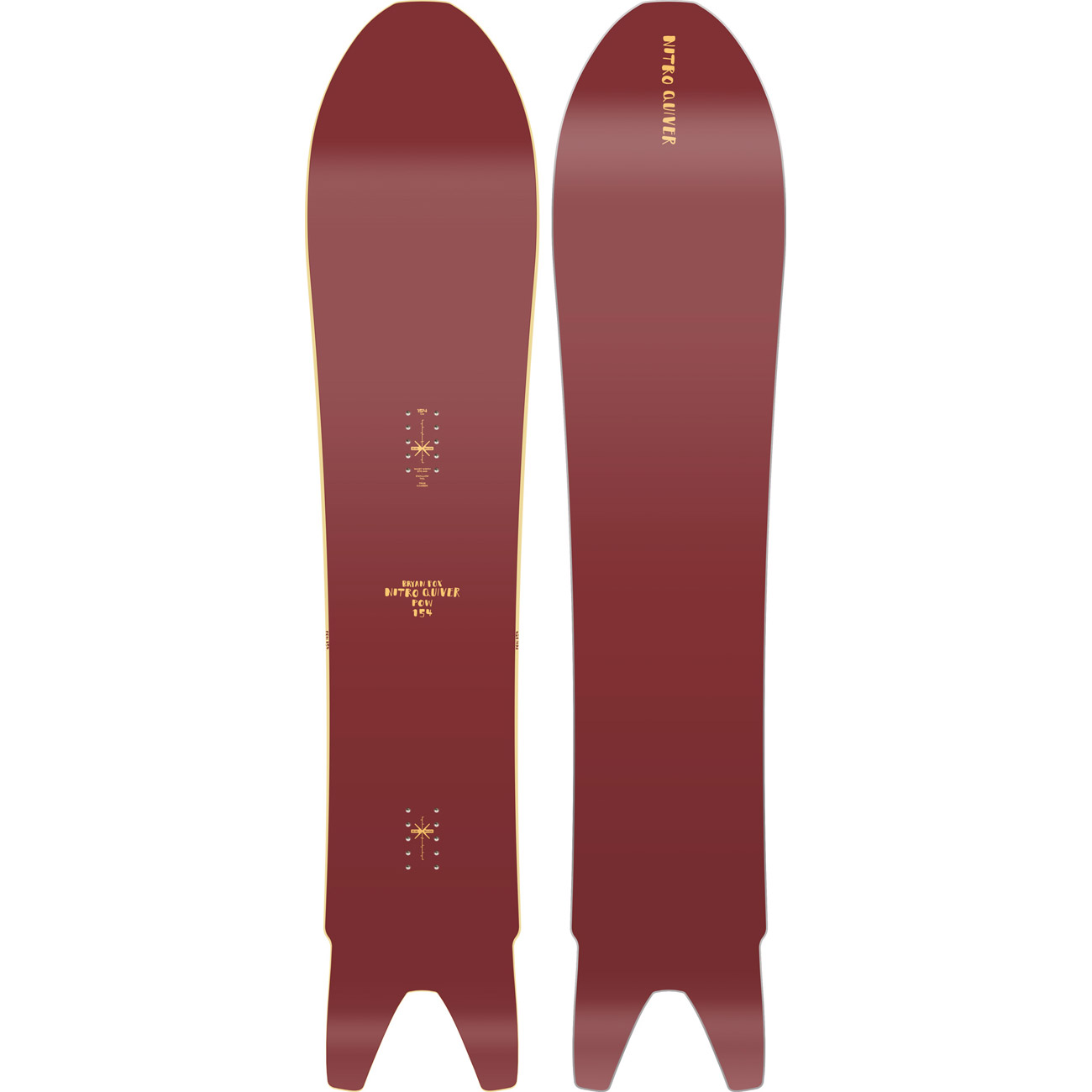 Nitro Herren Freeride Snowboard Quiver POW von Nitro