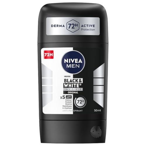 NIVEA MEN Black & White Original Antitranspirant Stick 50ml NIVEA MEN Black & White Original Antitranspirant Stick 50ml von NIVEA MEN