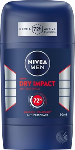 NIVEA MEN Dry Impact Antitranspirant Stick, 50 ml NIVEA MEN Dry Impact Antitranspirant Stick, 50 ml von NIVEA MEN