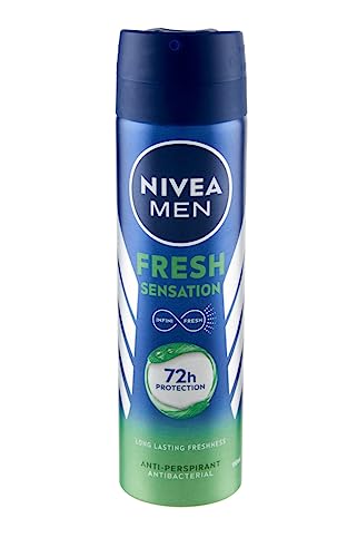 NIVEA MEN Fresh Sensation Spray 150 ml, Deodorant Spray für bis zu 72 h Schutz, Deospray mit INFINIFRESH Technologie, Antitranspirant Deodorant ohne Ethylalkohol NIVEA MEN Fresh Sensation Spray 150 ml, Deodorant Spray für bis zu 72 h Schutz, Deospray mit INFINIFRESH Technologie, Antitranspirant Deodorant ohne Ethylalkohol von NIVEA MEN