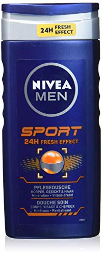 NIVEA Men Duschgel für Körper, Gesicht & Haar, 250 ml Flasche, Sport NIVEA Men Duschgel für Körper, Gesicht & Haar, 250 ml Flasche, Sport von NIVEA MEN