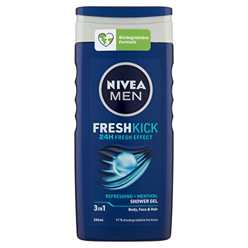 Nivea Men Cool Kick, Dusche Shampoo, 250 ml Nivea Men Cool Kick, Dusche Shampoo, 250 ml von NIVEA MEN