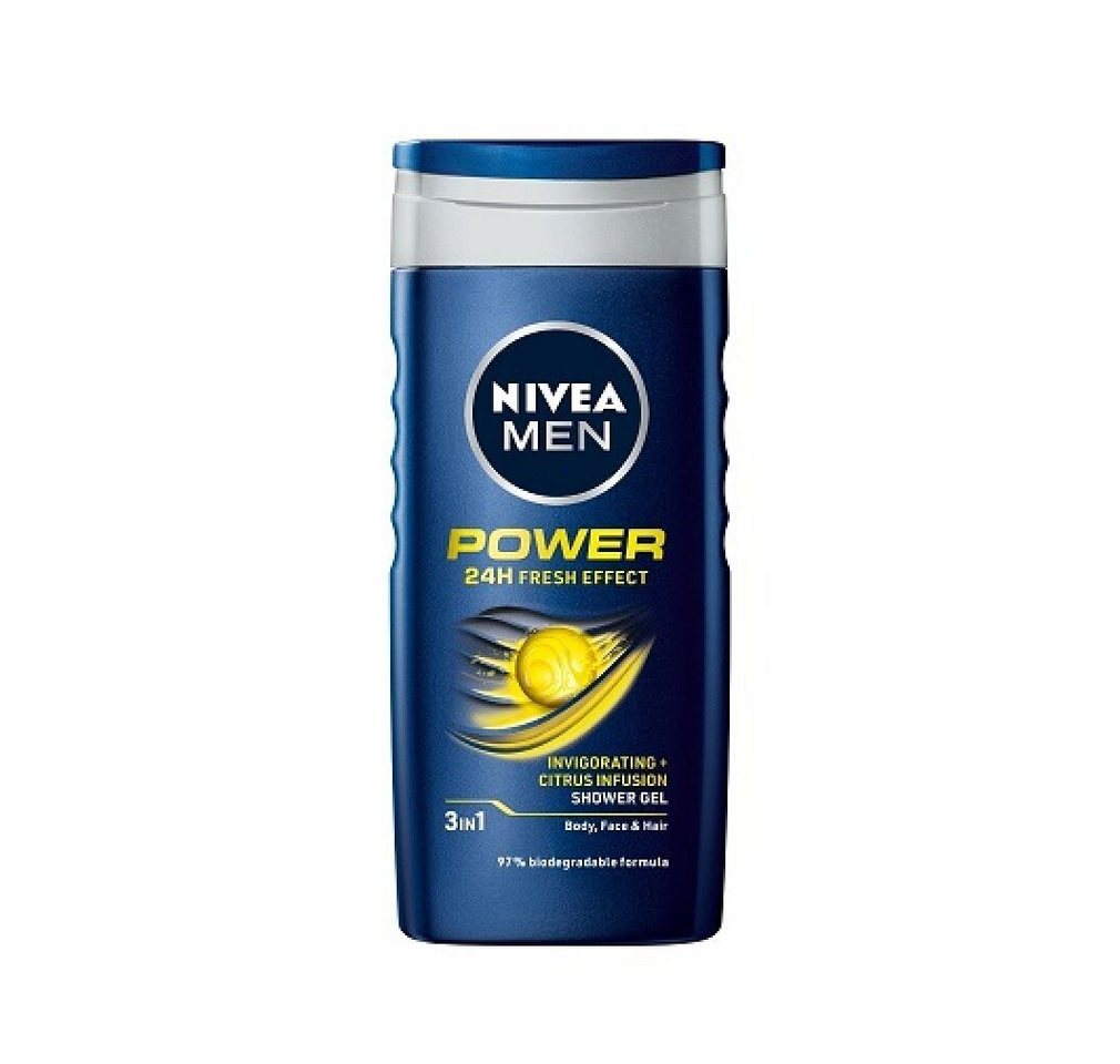 Nivea Duschgel Shower gel for men 250ml Refresh Power von Nivea