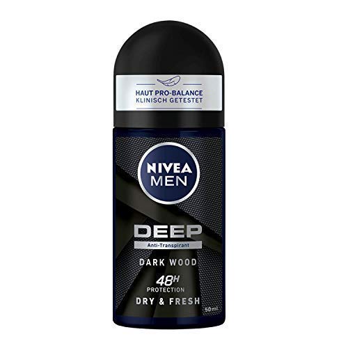 Nivea Men Deep Anti-Transpirant, Dry & Fresh 48h protection, 4er Pack (4x 50ml) von NIVEA