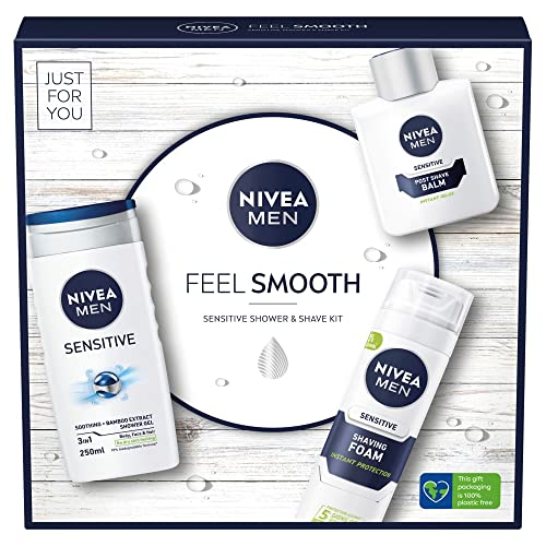 Nivea Men Feel Smooth Sensitive Shower & Shave Kit Cadeauset von Nivea