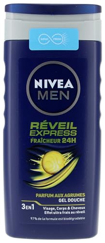 Nivea Men Wecker Express Duschgel, Frische, 24 Stunden, 3-in-1, Gesicht, Körper und Haar, 250 ml Nivea Men Wecker Express Duschgel, Frische, 24 Stunden, 3-in-1, Gesicht, Körper und Haar, 250 ml von Nivea
