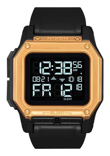 Nixon Herren Digital Quarz Uhr mit Polyurethan Armband A1180-010-00 von Nixon