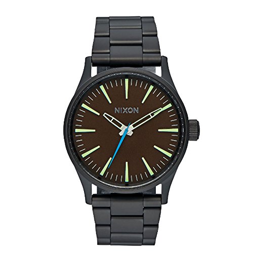 Nixon Unisex Analog Quarz Uhr mit Edelstahl Armband A450712-00 von Nixon